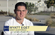 West Ranch TV for Wednesday, 11-2-2016: Varsity Quarterback Wyatt Eget