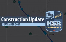 High-Speed Rail Construction Update – September 2017