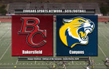 SCFA Football Week 6: Bakersfield at College of the Canyons – 10/13/2022