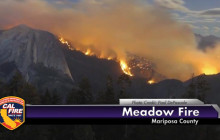Wildfire Burning Near Half Dome