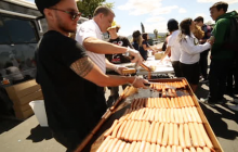 Canyon High School Students Help Support Hot Dogs for the Homeless