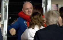 Kelly Returns from Year in Space