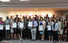 14 Gold Ribbon Schools Honored at Board Meeting