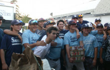 Saugus High School Baseball Donates Truckload of Goods to SCV Food Pantry