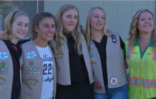 Local Girl Scout Troop Dedicates “River of Hope” at Carousel Ranch
