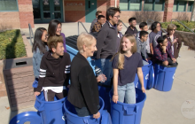 Valencia High School Celebrates New Recycling Program