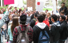 Students, Community Rally Outside City Hall