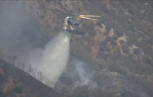 Pico Fire in Stevenson Ranch Burns 90 Acres, 35 Percent Contained