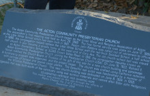 Acton Community Presbyterian Church Unveils Historical Marker