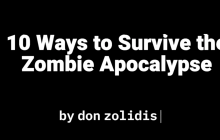 10 Ways to Survive the Zombie Apocalypse | SOS Theatre