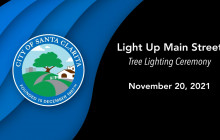 Light Up Main Street | Tree Lighting Ceremony 2021