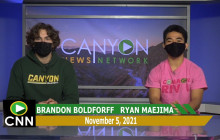 Canyon News Network | November 5th, 2021