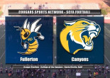 SCFA Football Week 3: Fullerton College at College of the Canyons – 09/17/22