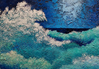 Finding Art: ‘Ocean Abstractions: Wet and Watery’ by Nancy Eckels at C4 Gallery