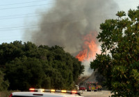Brush Fire Erupts in Newhall, 20 Percent Contained