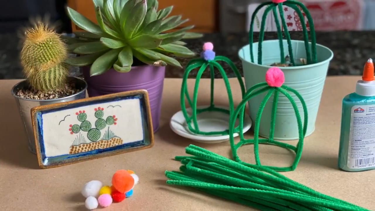 SCVTV.com | City of Santa Clarita: Pipe Cleaner Cactus Crafts | Virtual ...