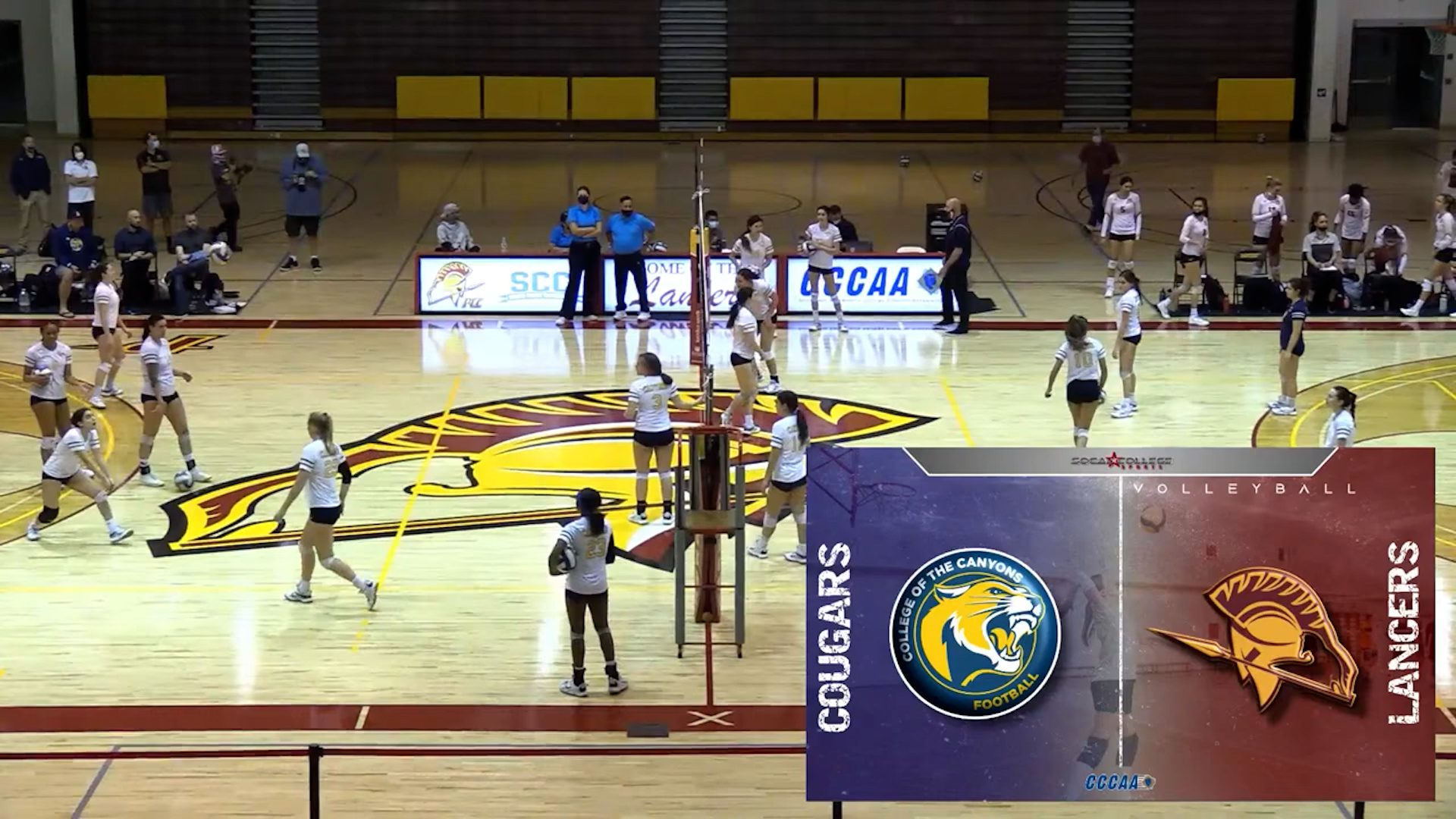SCVTV COC Womens Volleyball CCCAA Playoff Womens Volleyball Canyons at Pasadena City College – 11/23/21