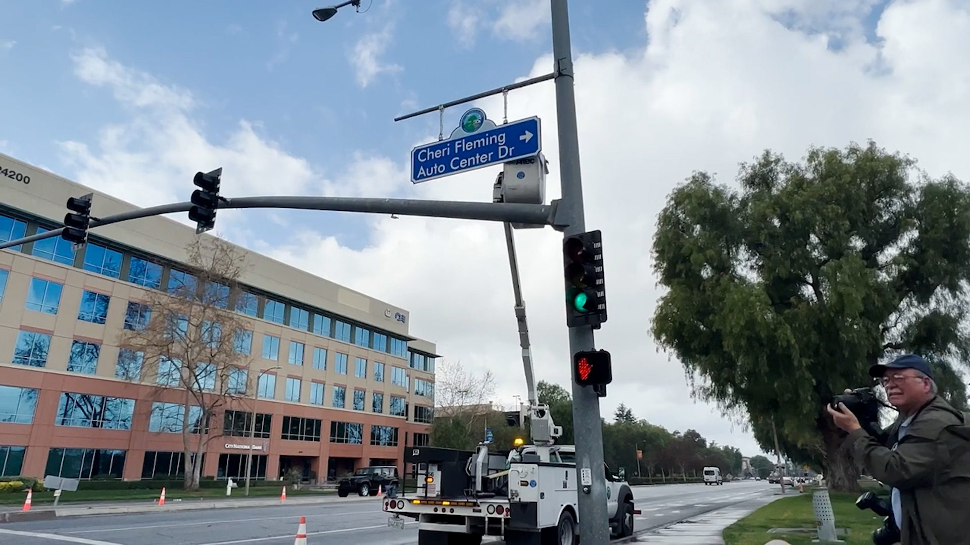 City of Santa Clarita Auto Center Drive Renamed in Honor