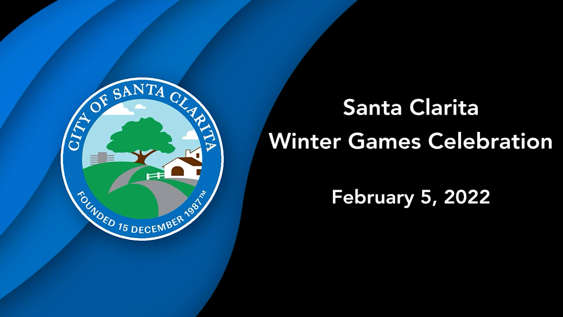 City of Santa Clarita Winter Games Celebration 2022